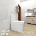 Salle de bain hygiénique WC toilette à une pièce en céramique d&#39;une pièce